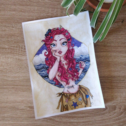 coloriage issu du Patreon d'Amandine Jung