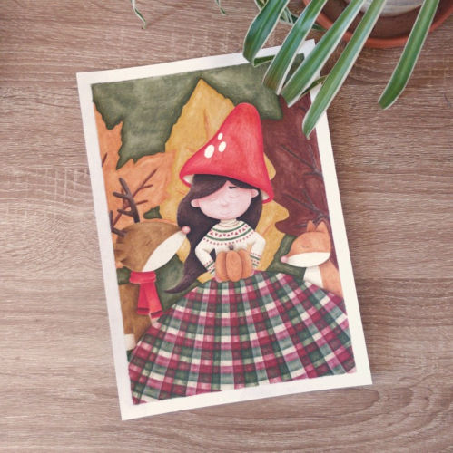 Dame à l'automne, série "Les Petites Dames"
