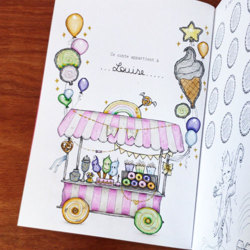 coloriage dans le livre Hansel et Gretel, les jumeaux maudits d'Amandine Jung