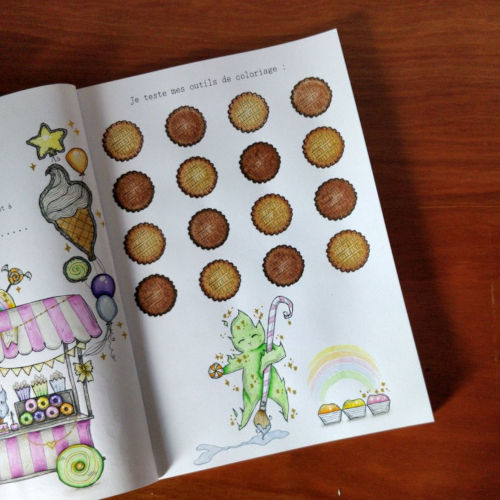 coloriage dans le livre Hansel et Gretel, les jumeaux maudits d'Amandine Jung