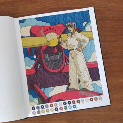 coloriage aux numéros, Ghibli tome 1