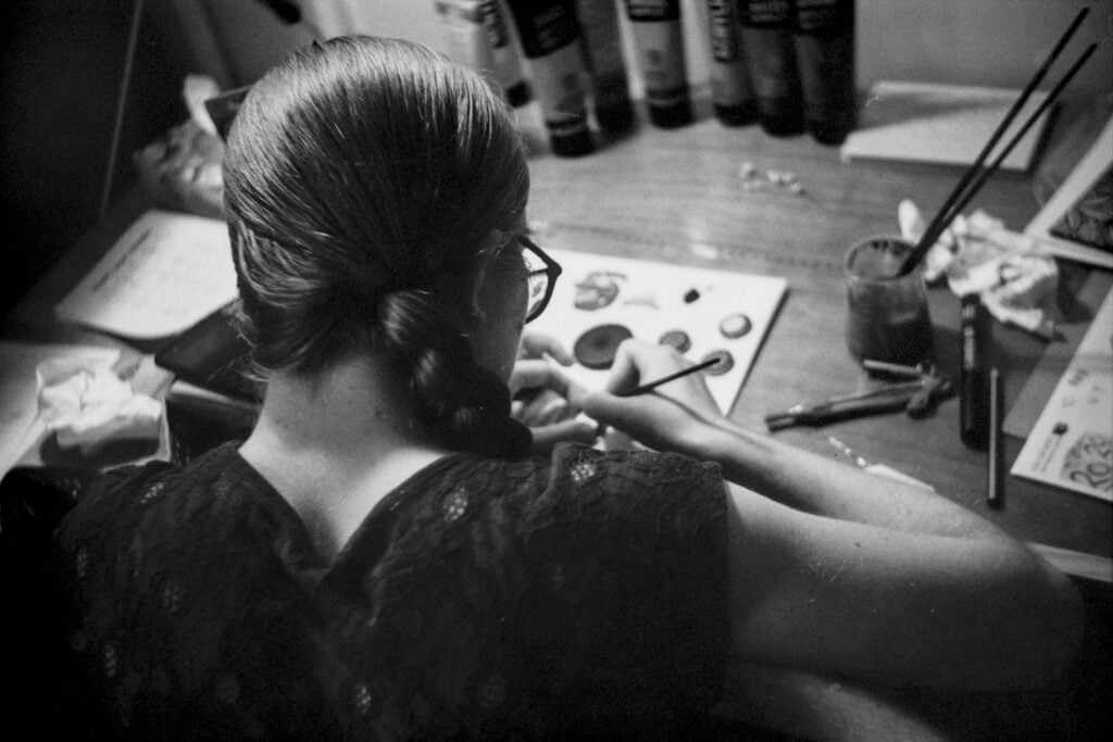 Louise qui travaille