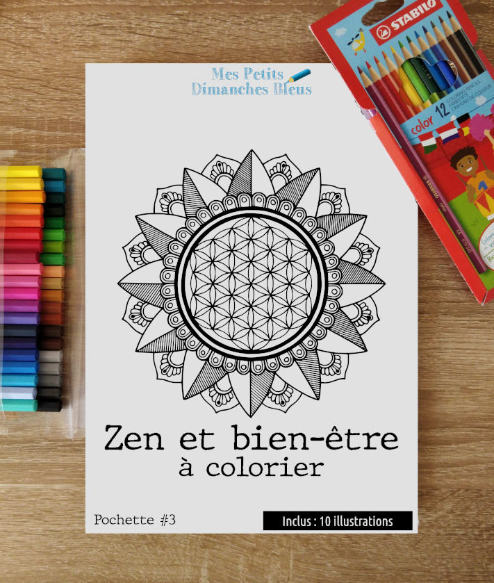 Couverture de la pochette #3 - Zen et bien-être à colorier