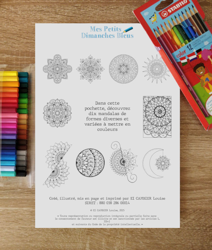 Coloriages - Mandalas à colorier - Pochette #5 – Image 3
