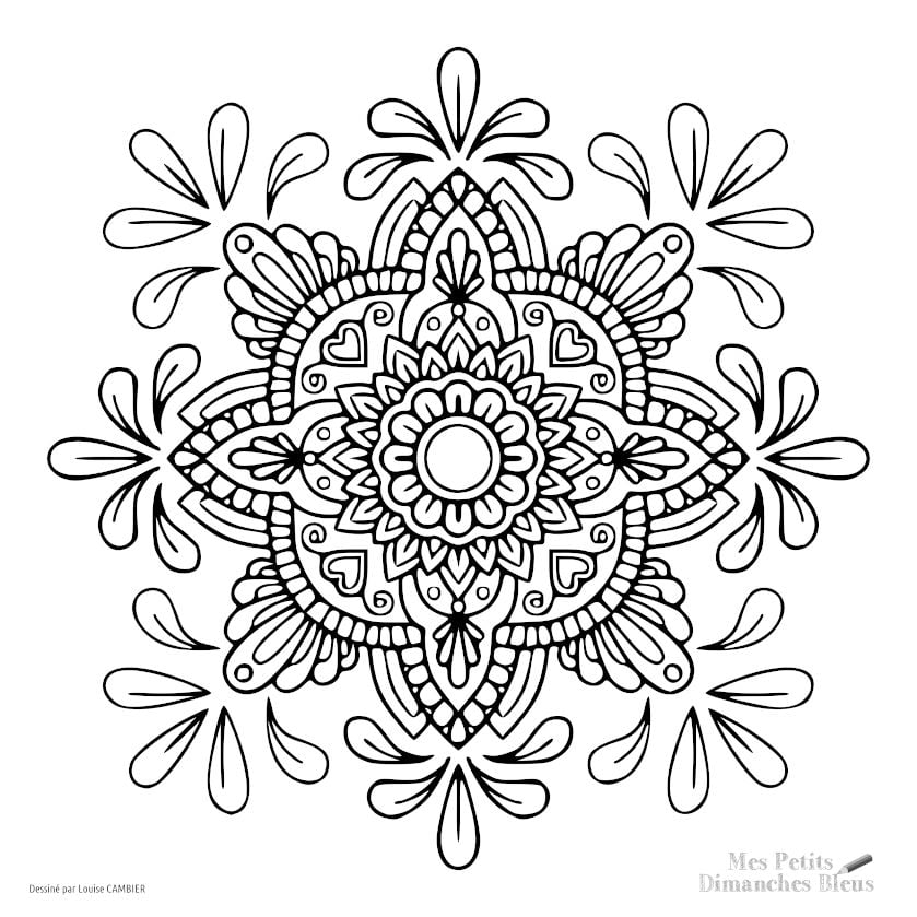 Mandala offert à télécharger