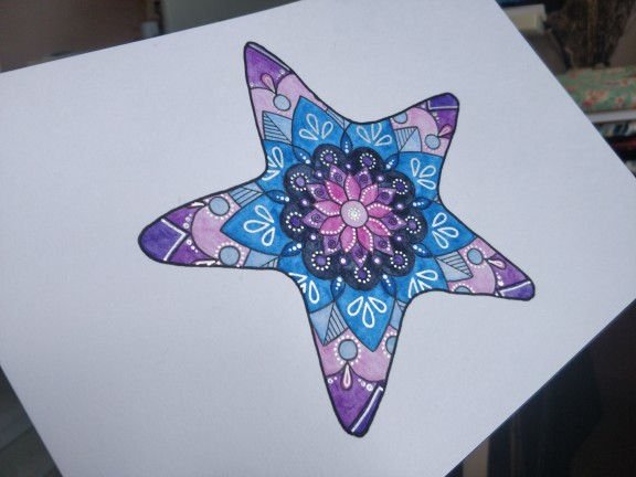 Mise en couleurs pour le défi colo de juin