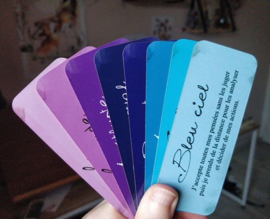Palette de couleurs, tons froids