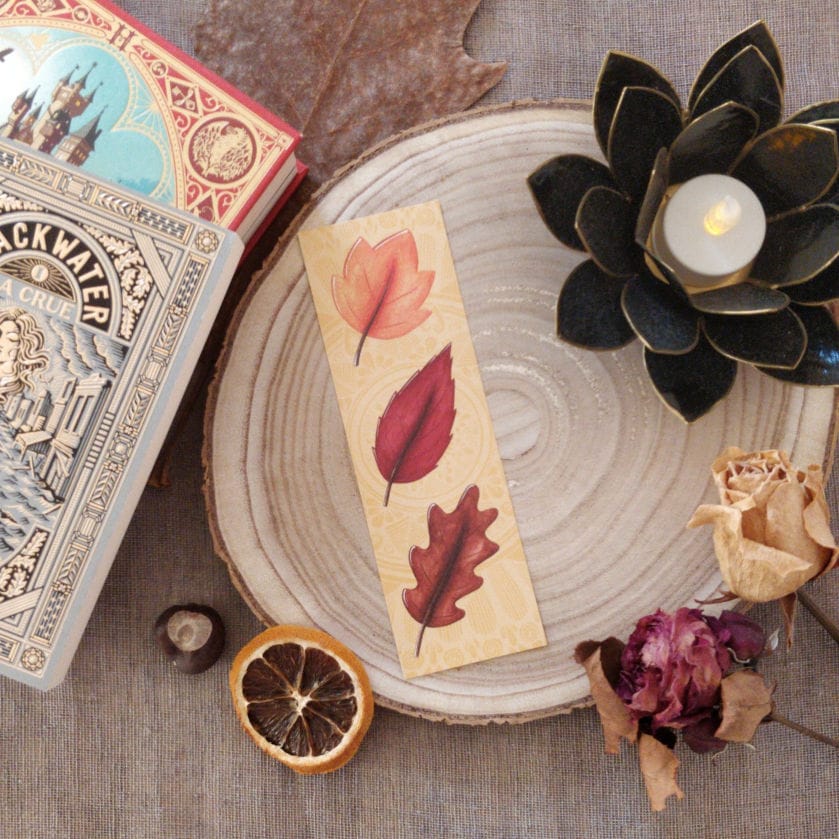 Marque-page "Feuilles d'automne"