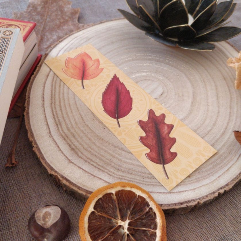 Marque-page "Feuilles d'automne"