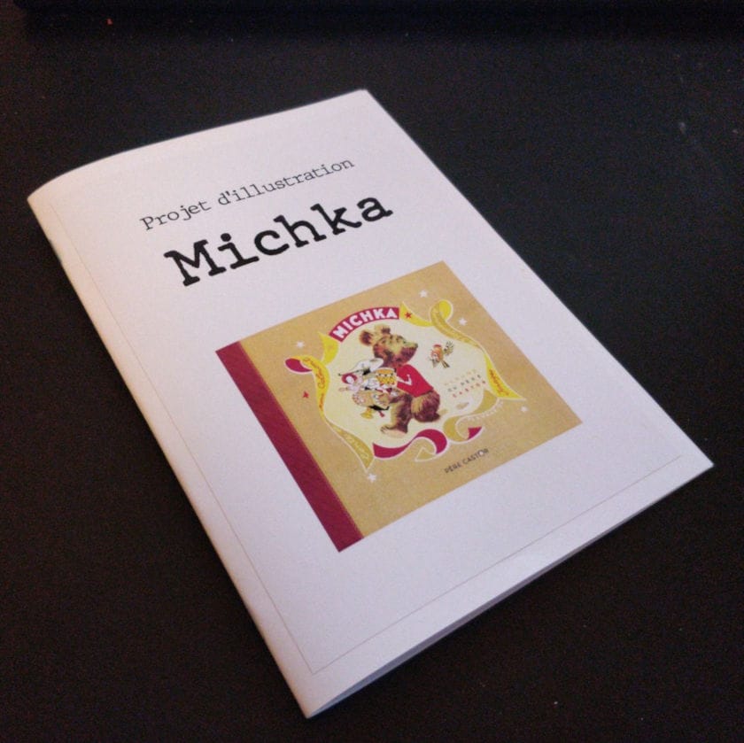 Carnet pour mon projet d'illustration "Michka"