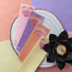 Marque-page mandala "De tout mon coeur"