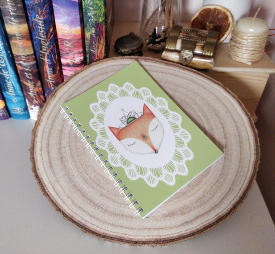 Carnet de notes mandala - "Renard"