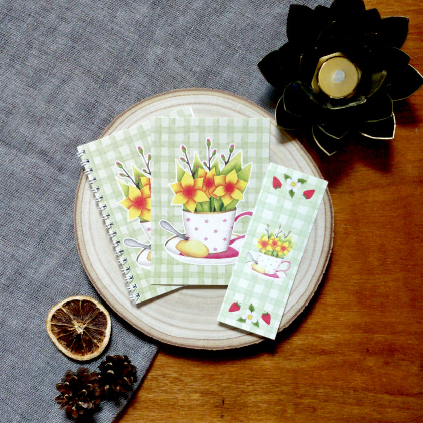 Carnet de notes mandala - "Jonquilles" – Image 4