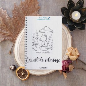 Carnet de coloriage - Voilà l'automne