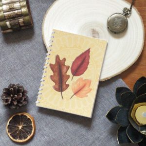 Carnet de notes "Feuilles d'automne"