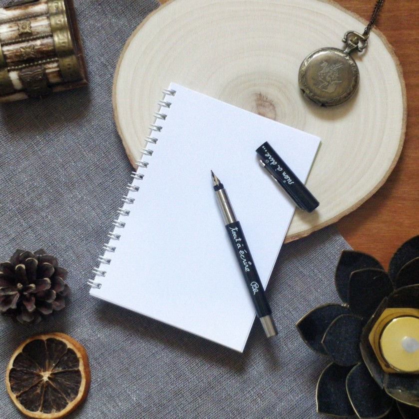 Intérieur des carnets de notes