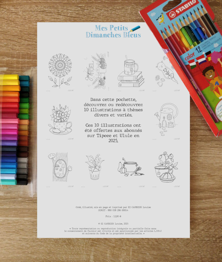 Coloriages - Ma pochette à colorier - Pochette #8 – Image 3